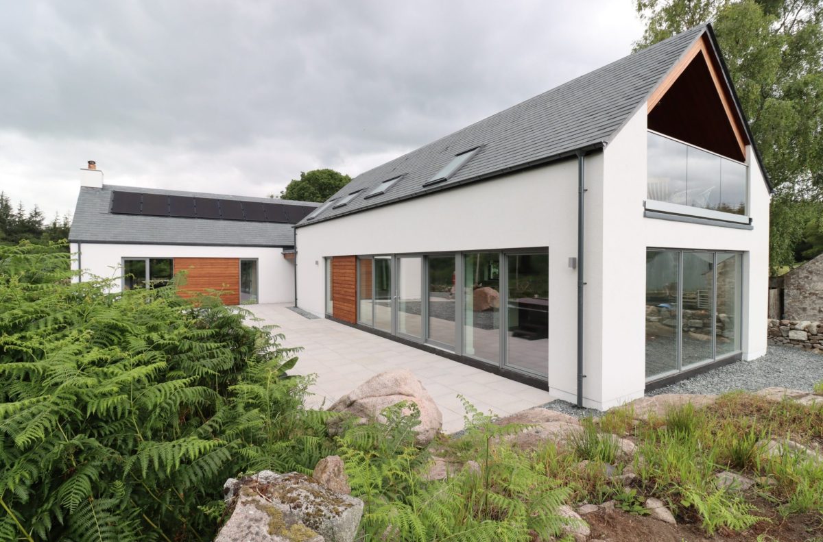 House designed by Graeme Ditchburn architect based in Dumfries and Galloway