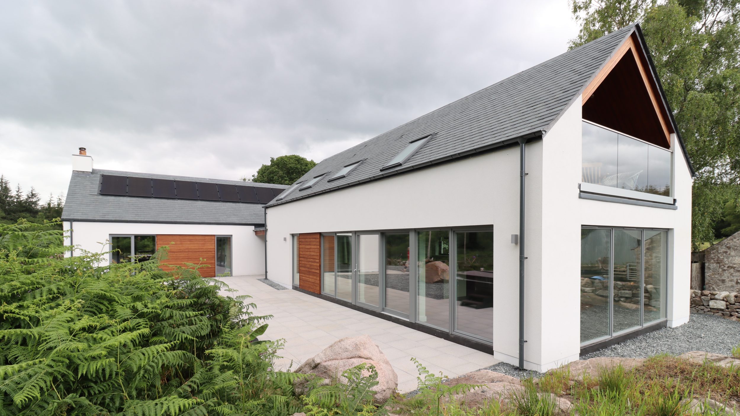 home designed by Graeme Ditchburn architect based in Dumfries and Galloway